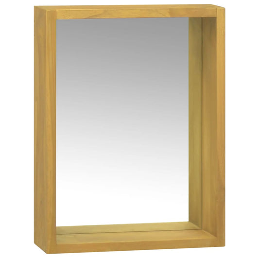 Spiegelkast 30x10x40 cm massief teakhout is nu te koop bij PeponiXL, paradijselijk wonen!
