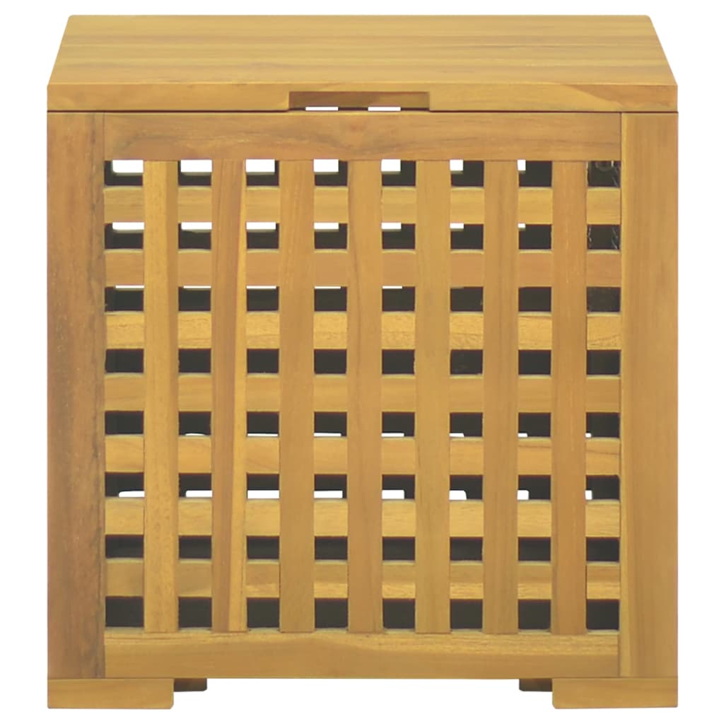 Touwkist 40x40x40 cm massief teakhout is nu te koop bij PeponiXL, paradijselijk wonen!