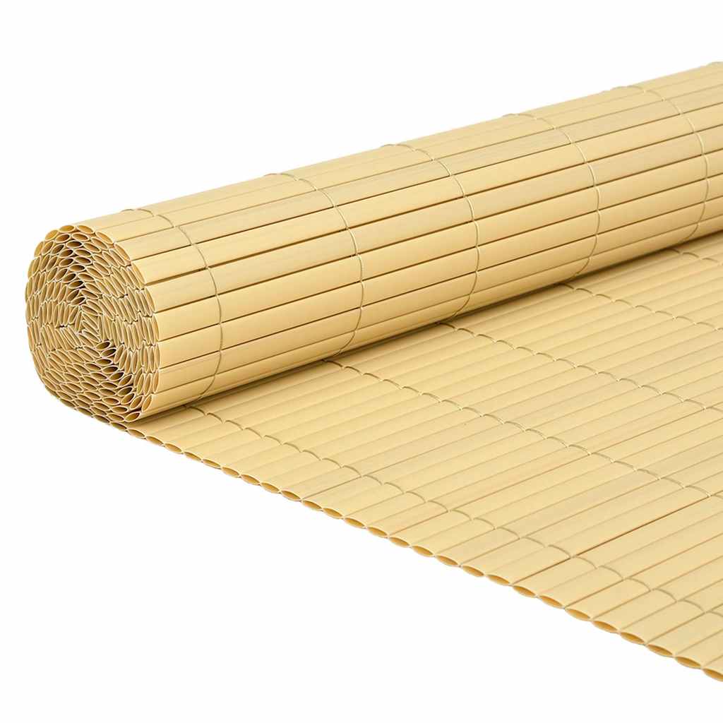 Tuinafscheiding dubbelzijdig 110x400 cm geel is nu te koop bij PeponiXL, paradijselijk wonen!