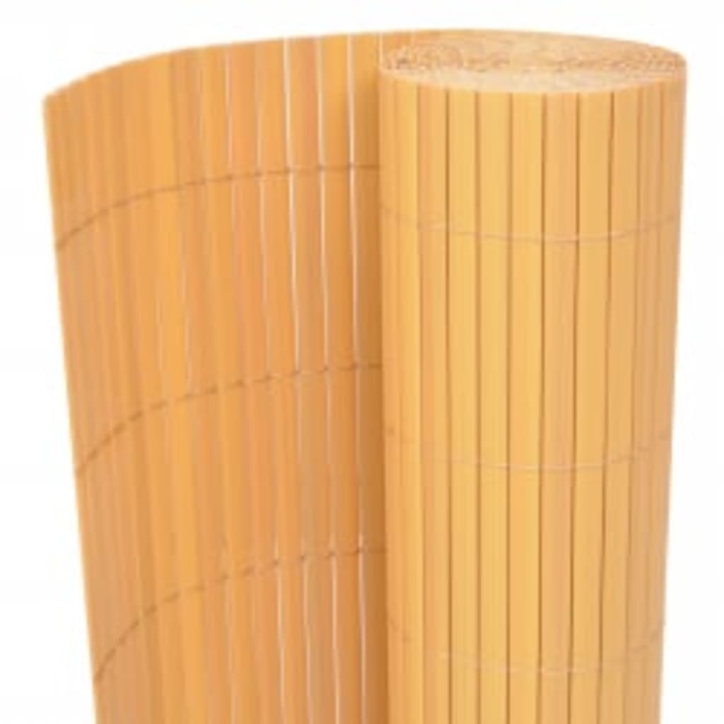 Tuinafscheiding dubbelzijdig 110x500 cm geel is nu te koop bij PeponiXL, paradijselijk wonen!