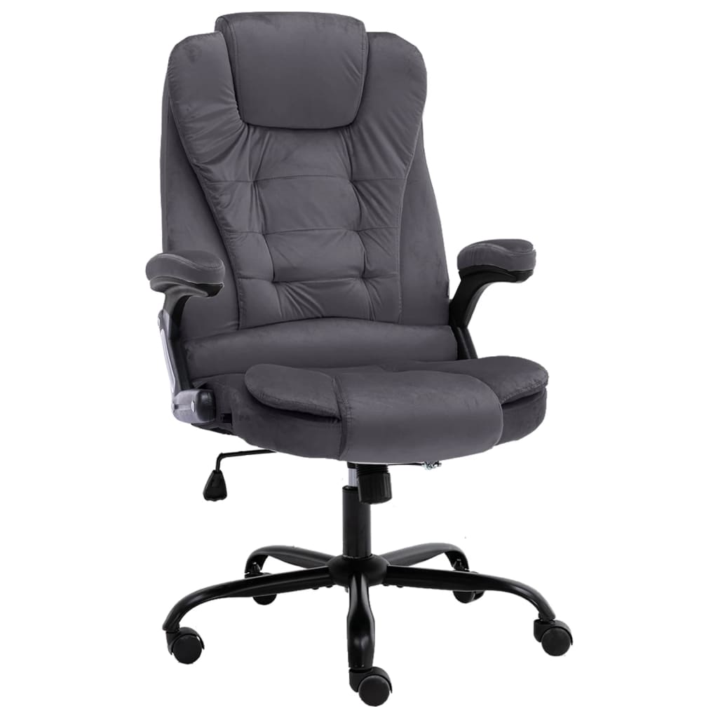 Kantoorstoel fluweel donkergrijs is nu te koop bij PeponiXL, paradijselijk wonen!