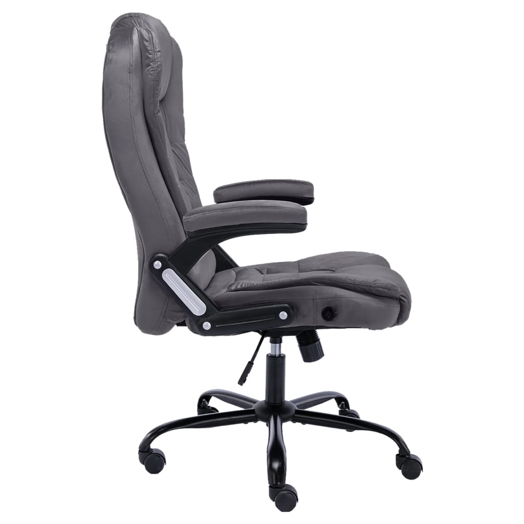Kantoorstoel fluweel donkergrijs is nu te koop bij PeponiXL, paradijselijk wonen!
