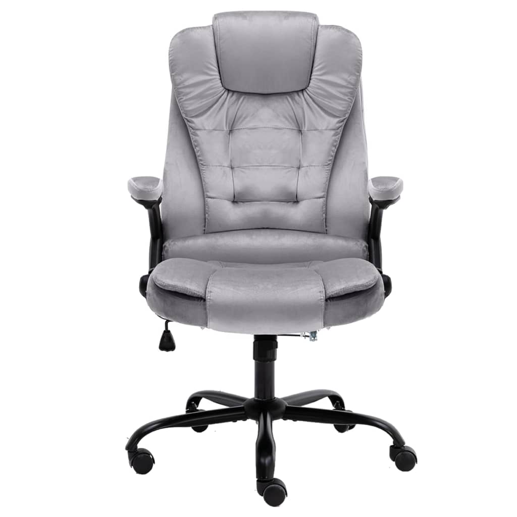 Kantoorstoel fluweel lichtgrijs is nu te koop bij PeponiXL, paradijselijk wonen!