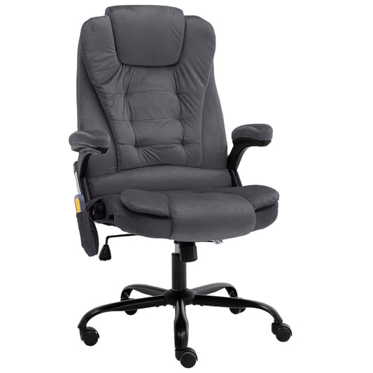 Massagekantoorstoel fluweel donkergrijs is nu te koop bij PeponiXL, paradijselijk wonen!