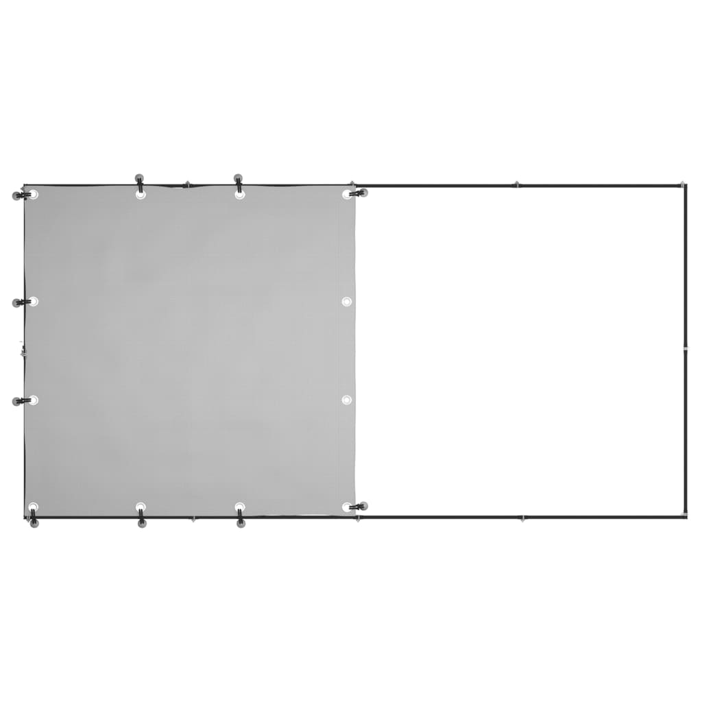 Hondenkennel 2,42 m² staal zwart is nu te koop bij PeponiXL, paradijselijk wonen!