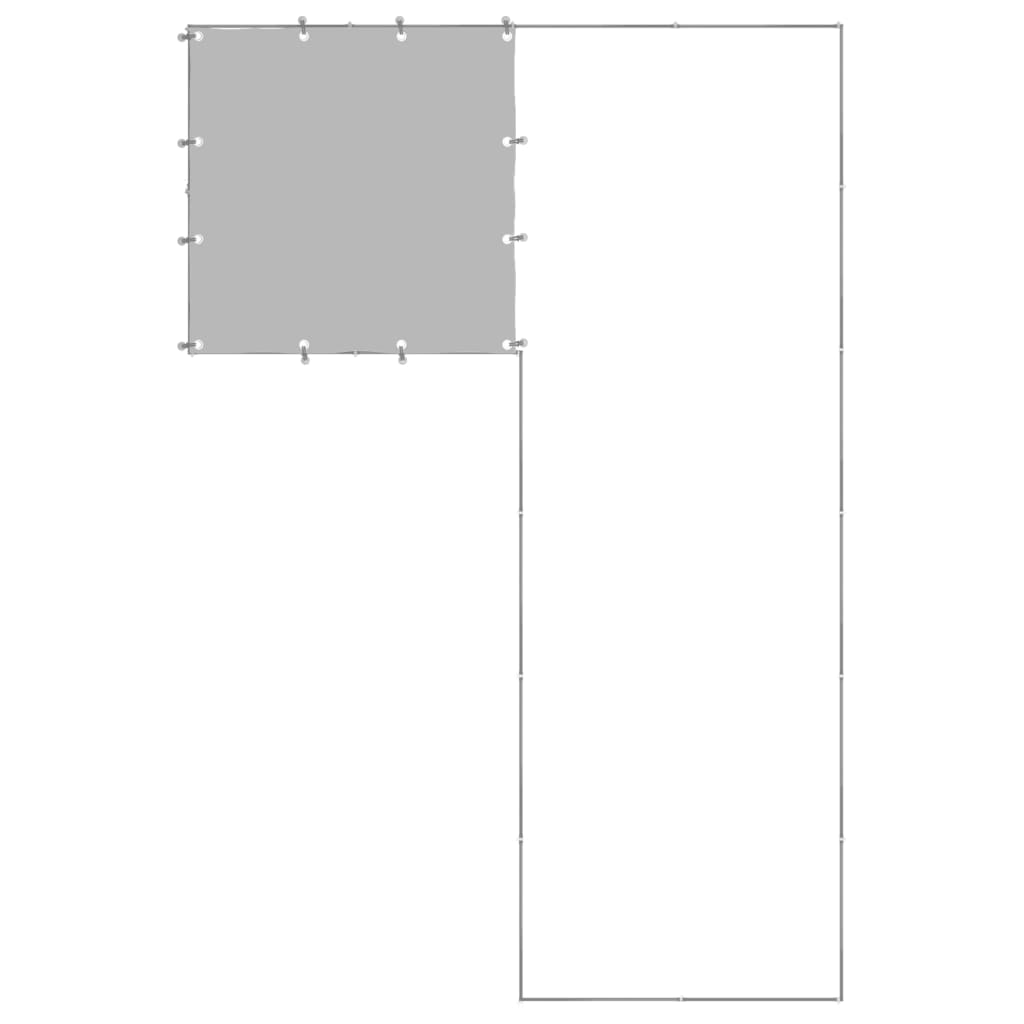 Hondenkennel 4,84 m² staal zilverkleurig is nu te koop bij PeponiXL, paradijselijk wonen!