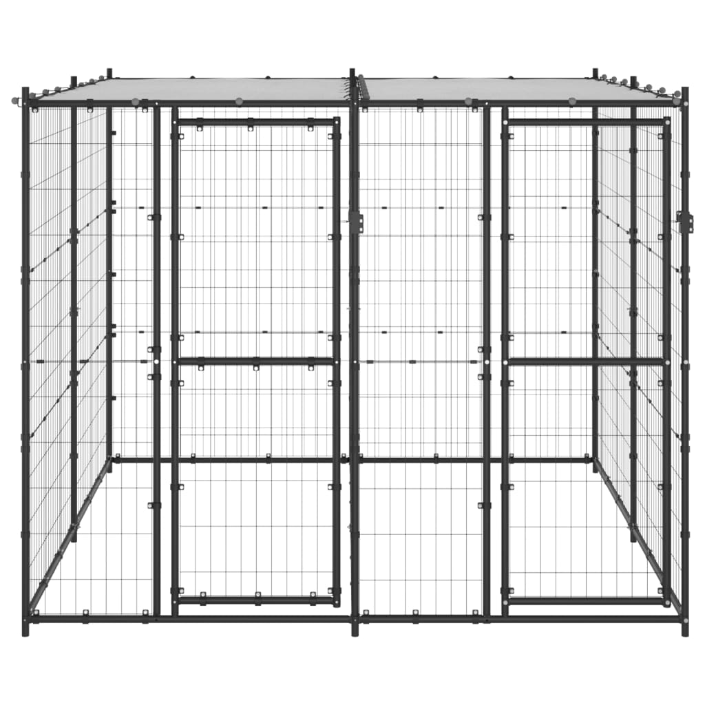 Hondenkennel met dak 4,84 m² is nu te koop bij PeponiXL, paradijselijk wonen!