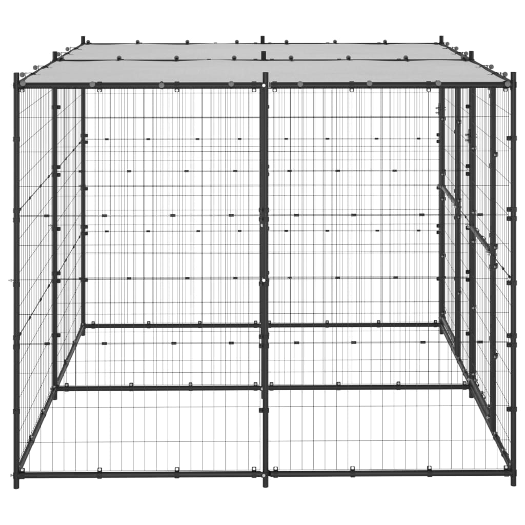 Hondenkennel met dak 4,84 m² is nu te koop bij PeponiXL, paradijselijk wonen!