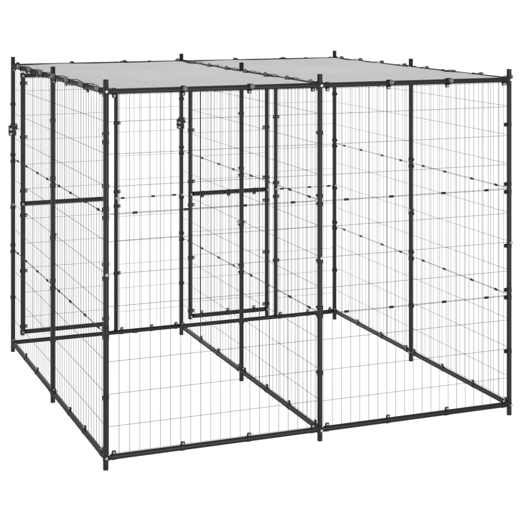 Hondenkennel met dak 4,84 m² is nu te koop bij PeponiXL, paradijselijk wonen!