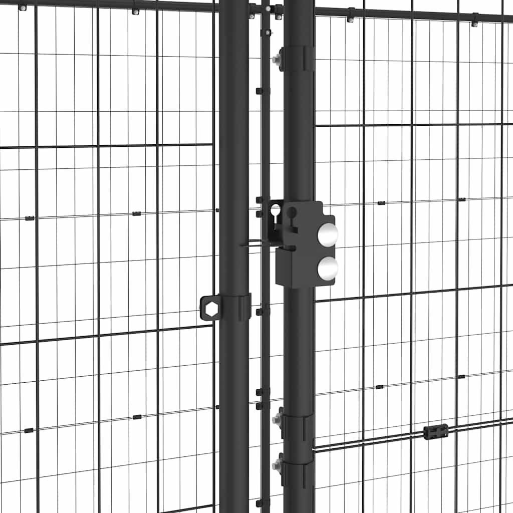 Hondenkennel met dak 26,62 m² staal is nu te koop bij PeponiXL, paradijselijk wonen!