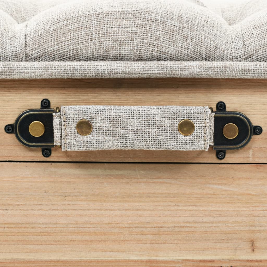 Opbergbank 110 cm massief vurenhout is nu te koop bij PeponiXL, paradijselijk wonen!