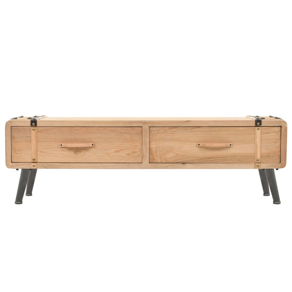 Tv-meubel 110x33x35 cm massief vurenhout is nu te koop bij PeponiXL, paradijselijk wonen!