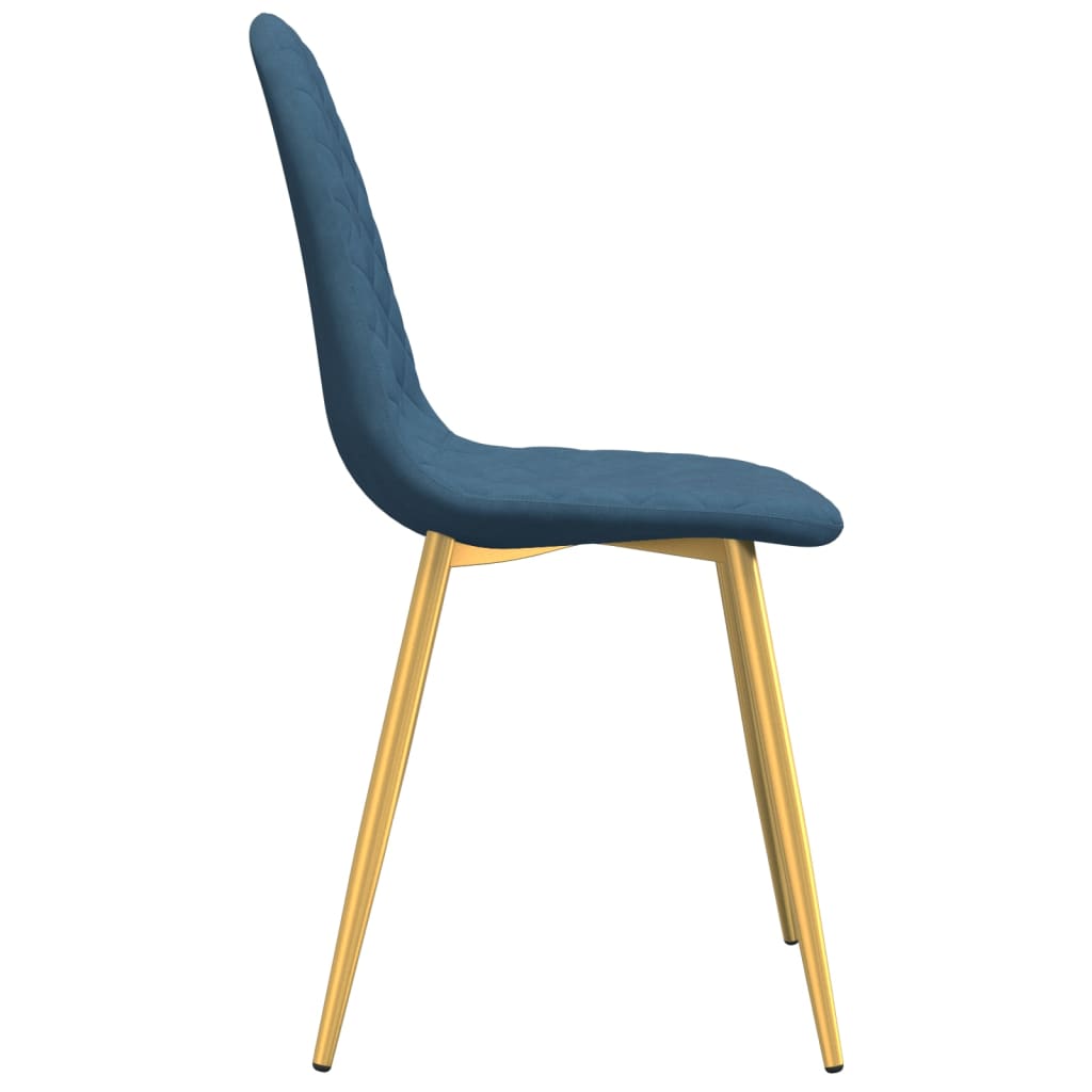 Eetkamerstoelen 6 st fluweel blauw is nu te koop bij PeponiXL, paradijselijk wonen!
