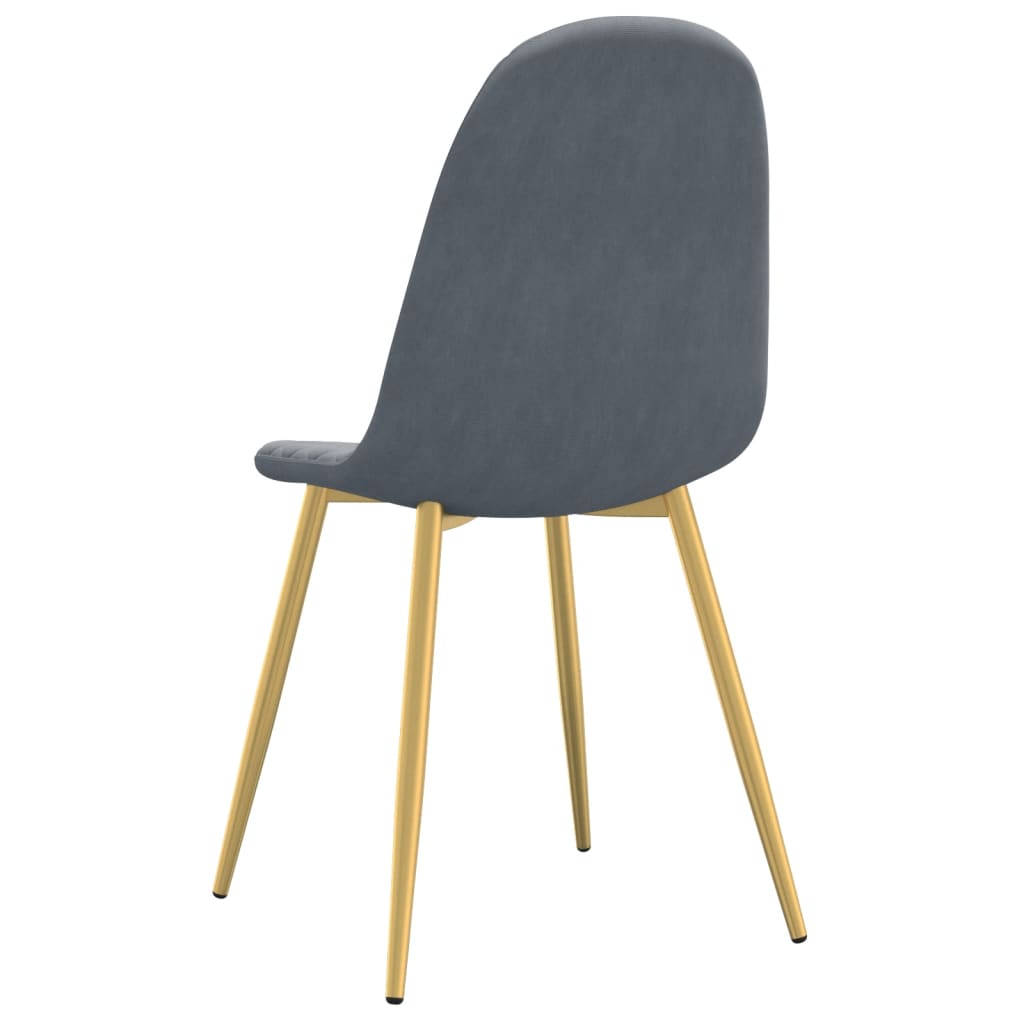 Eetkamerstoelen 6 st fluweel donkergroen is nu te koop bij PeponiXL, paradijselijk wonen!