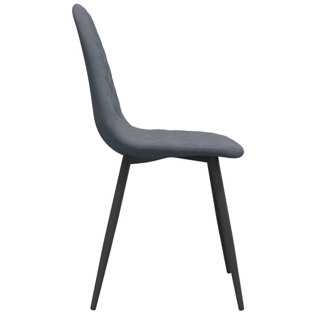 Eetkamerstoelen 6 st fluweel donkergrijs is nu te koop bij PeponiXL, paradijselijk wonen!