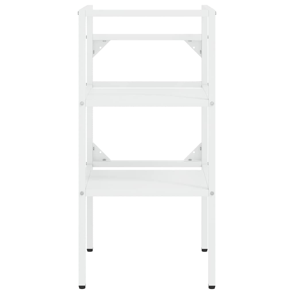 Wastafelframe 40x38x83 cm ijzer wit is nu te koop bij PeponiXL, paradijselijk wonen!