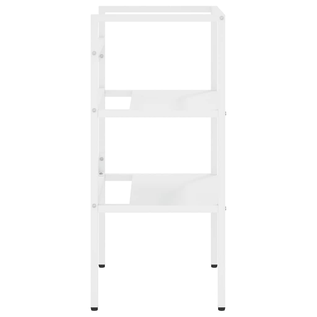 Wastafelframe 40x38x83 cm ijzer wit is nu te koop bij PeponiXL, paradijselijk wonen!