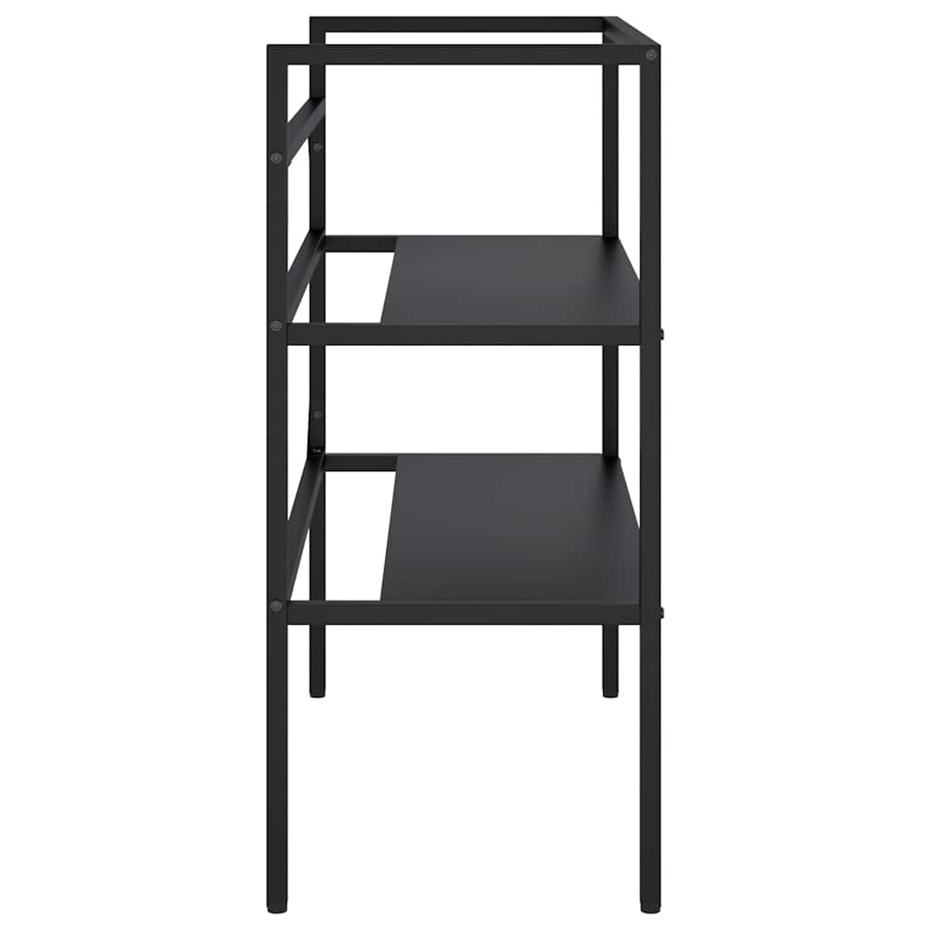 Wastafelframe 79x38x83 cm ijzer zwart is nu te koop bij PeponiXL, paradijselijk wonen!