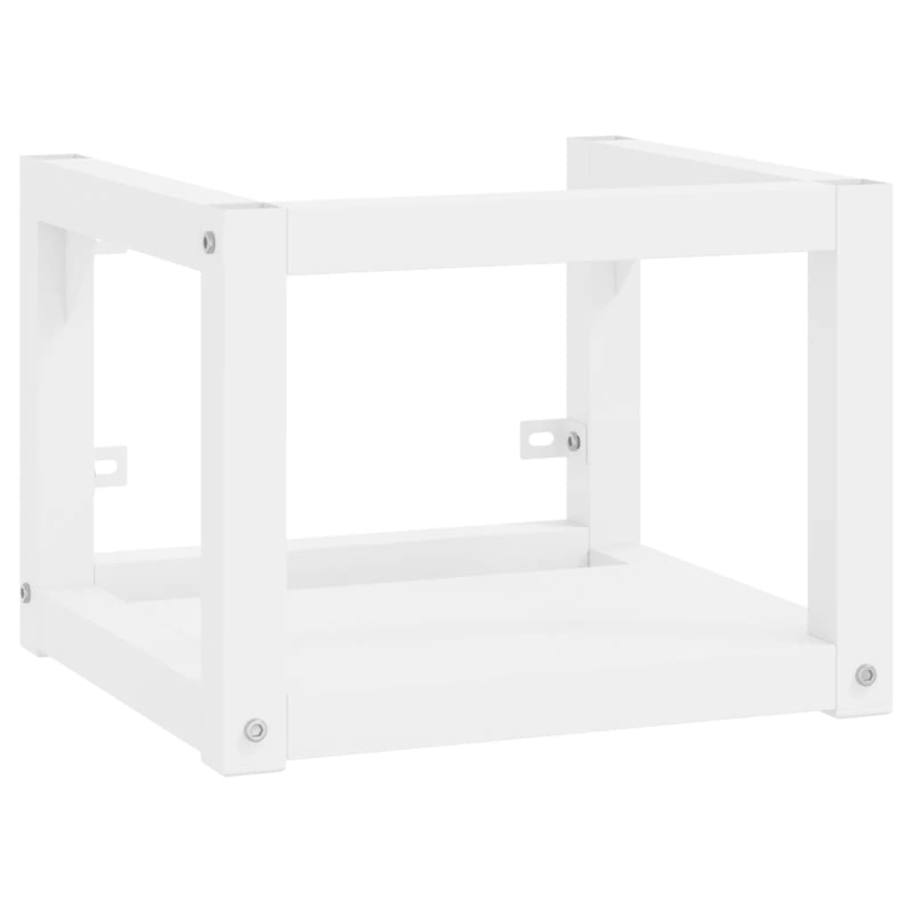 Wastafelframe wandgemonteerd 40x38x31 cm ijzer wit is nu te koop bij PeponiXL, paradijselijk wonen!