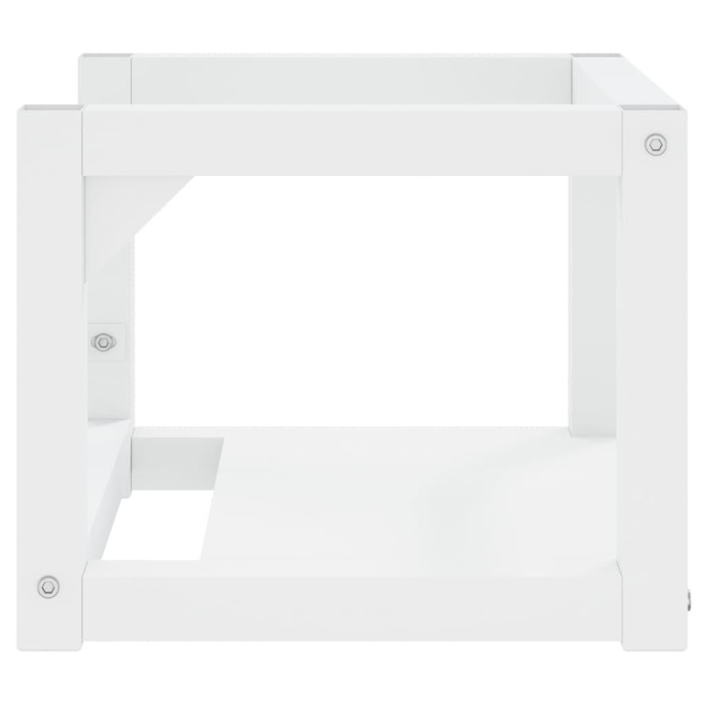 Wastafelframe wandgemonteerd 40x38x31 cm ijzer wit is nu te koop bij PeponiXL, paradijselijk wonen!