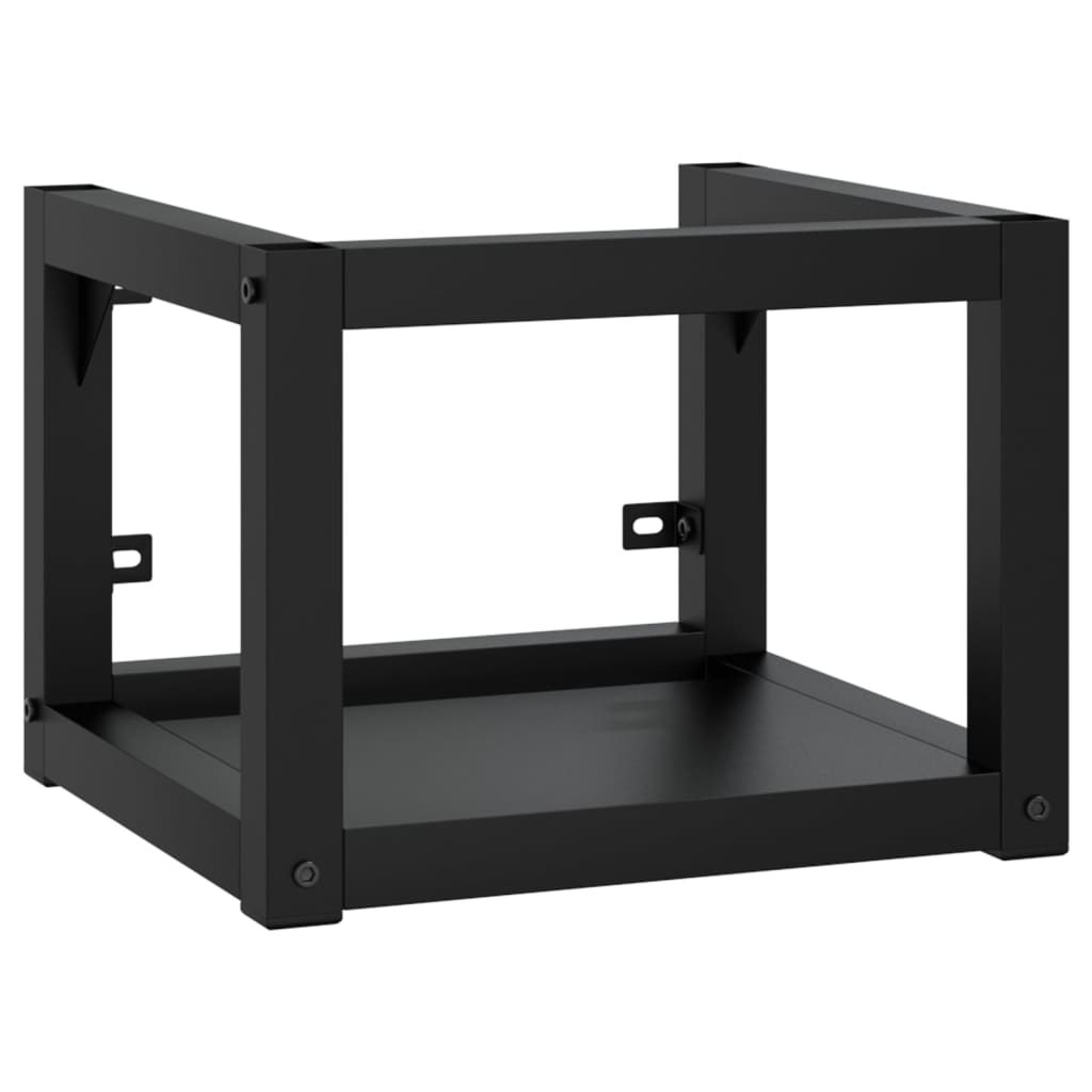 Wastafelframe wandgemonteerd 40x38x31 cm ijzer zwart is nu te koop bij PeponiXL, paradijselijk wonen!