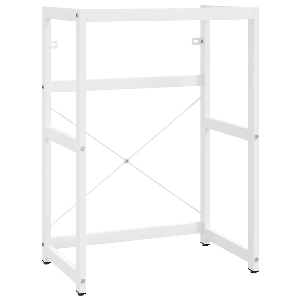 Wastafelframe 59x38x83 cm ijzer wit is nu te koop bij PeponiXL, paradijselijk wonen!