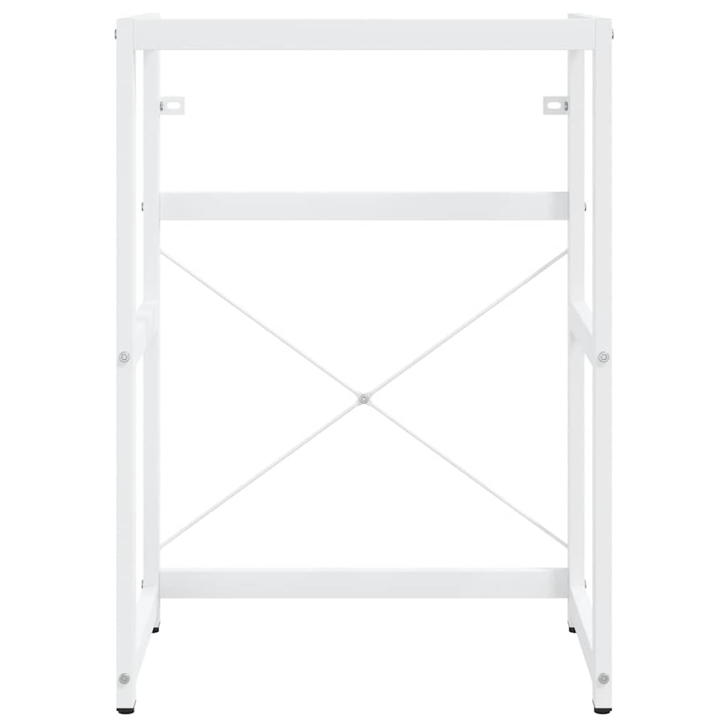 Wastafelframe 59x38x83 cm ijzer wit is nu te koop bij PeponiXL, paradijselijk wonen!