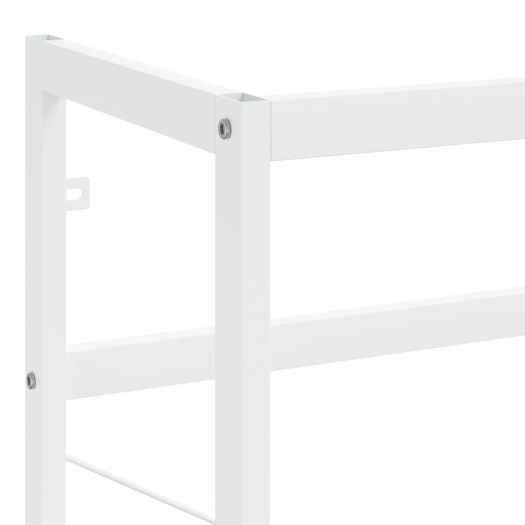 Wastafelframe 59x38x83 cm ijzer wit is nu te koop bij PeponiXL, paradijselijk wonen!