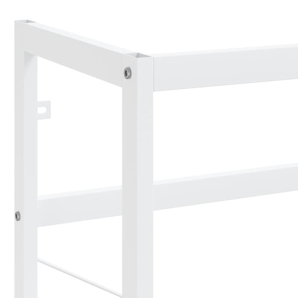 Wastafelframe 59x38x83 cm ijzer wit is nu te koop bij PeponiXL, paradijselijk wonen!