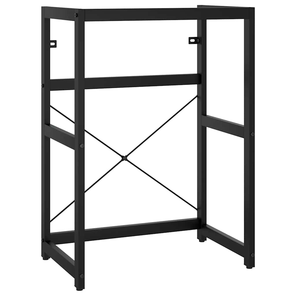 Wastafelframe 59x38x83 cm ijzer zwart is nu te koop bij PeponiXL, paradijselijk wonen!