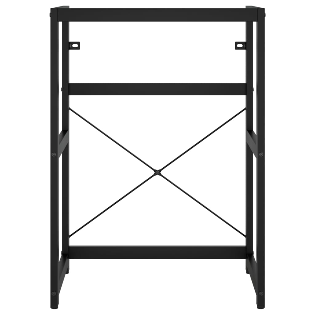 Wastafelframe 59x38x83 cm ijzer zwart is nu te koop bij PeponiXL, paradijselijk wonen!