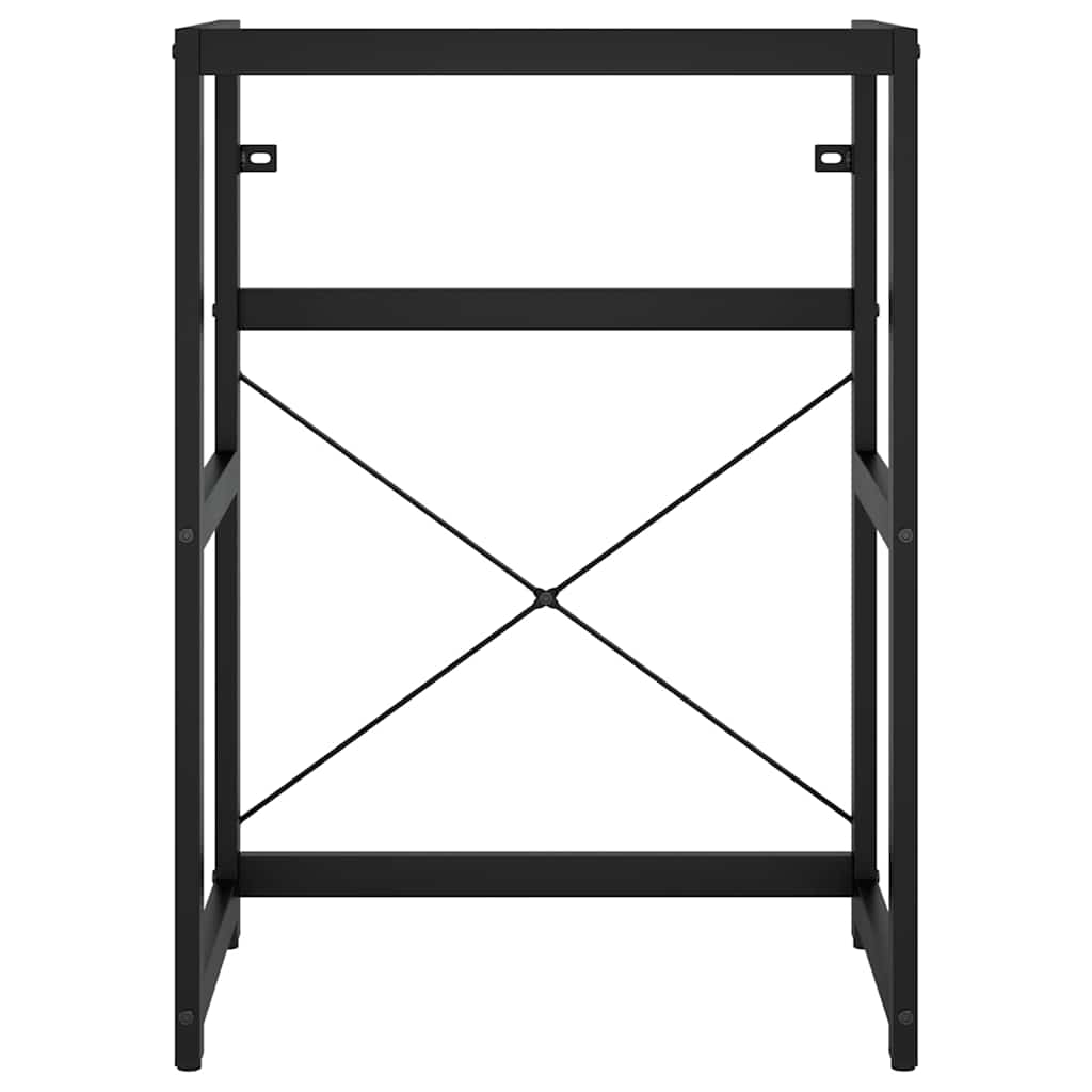 Wastafelframe 59x38x83 cm ijzer zwart is nu te koop bij PeponiXL, paradijselijk wonen!