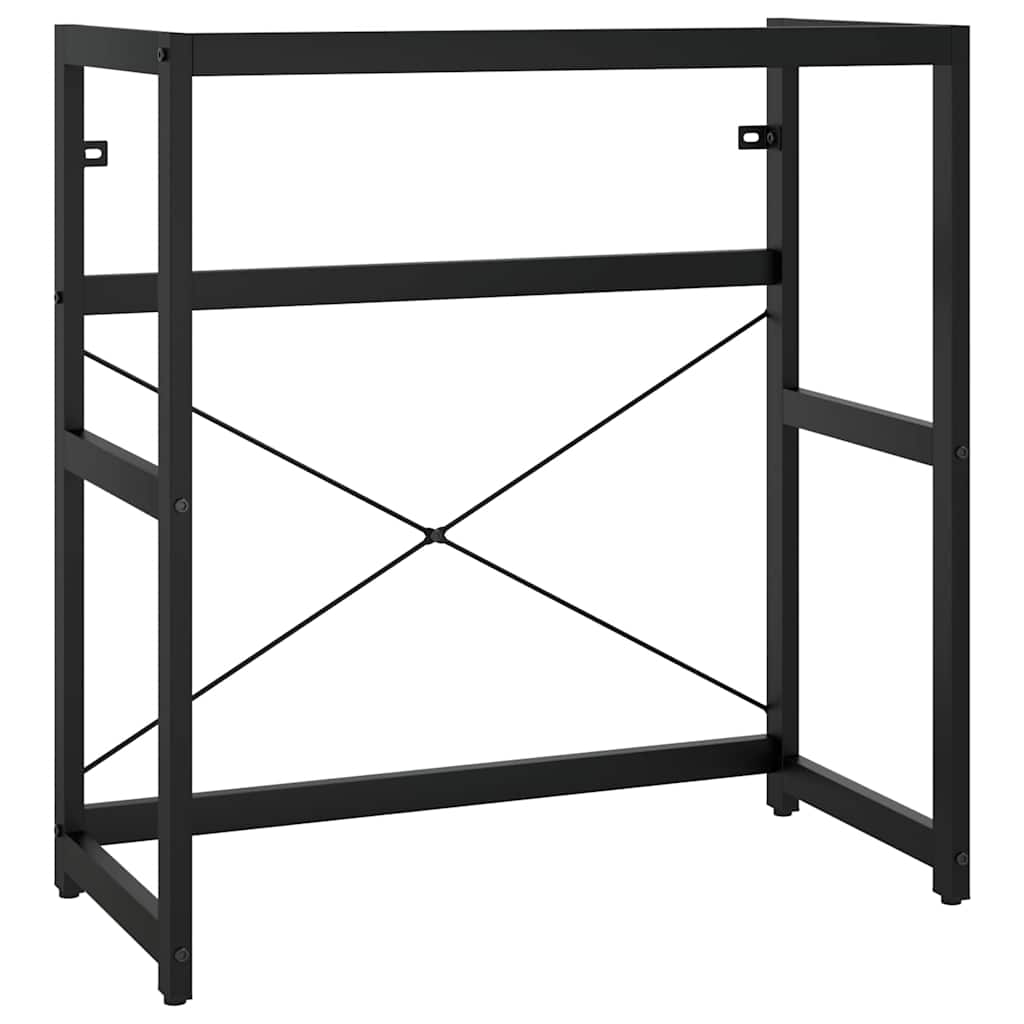 Wastafelframe 79x38x83 cm ijzer zwart is nu te koop bij PeponiXL, paradijselijk wonen!