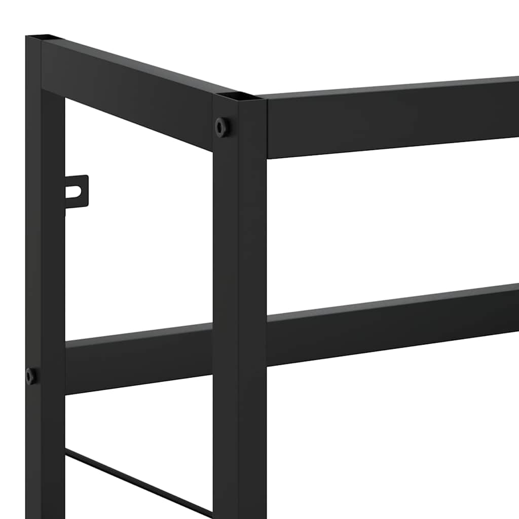 Wastafelframe 79x38x83 cm ijzer zwart is nu te koop bij PeponiXL, paradijselijk wonen!