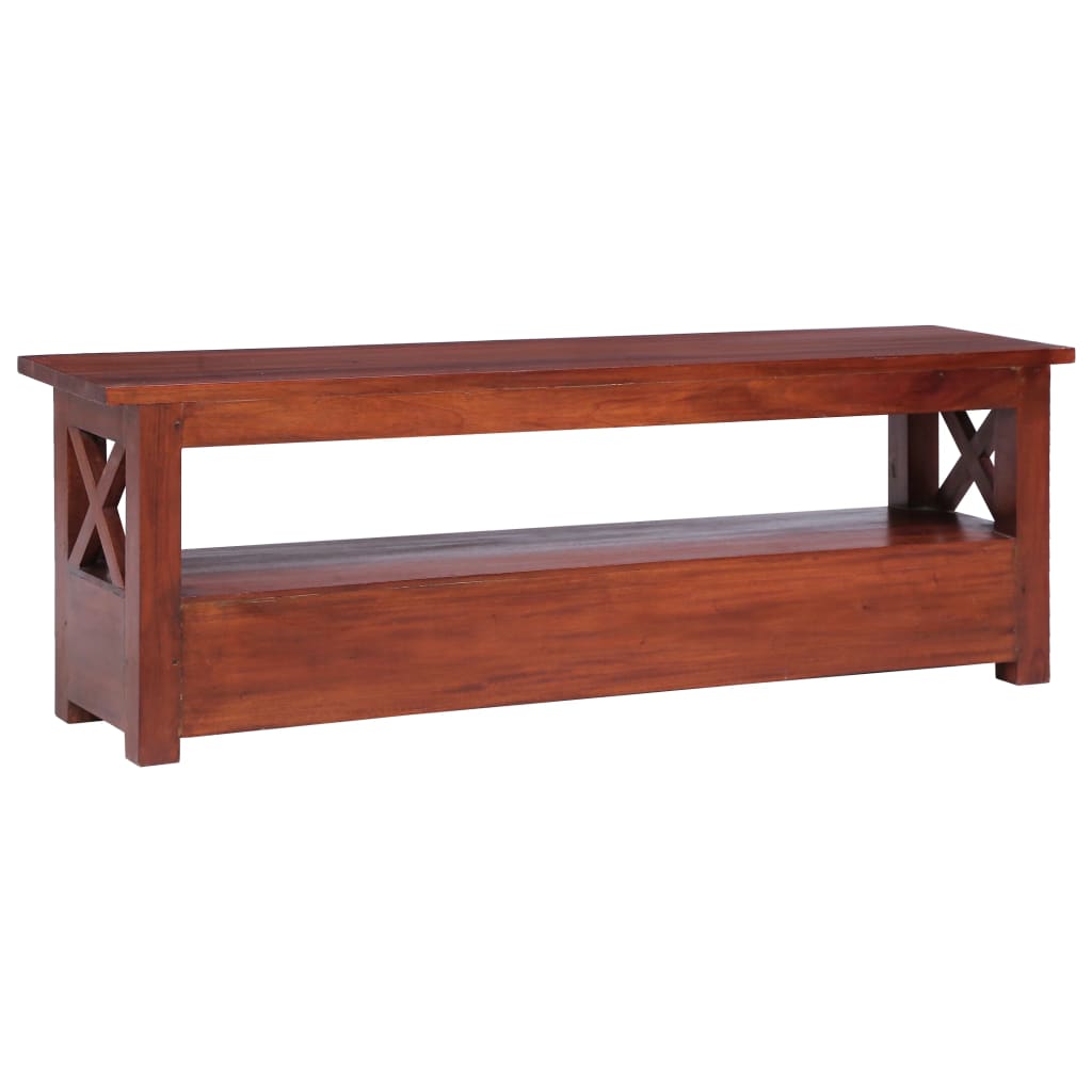 Tv-meubel 115x30x40 cm massief mahoniehout bruin is nu te koop bij PeponiXL, paradijselijk wonen!