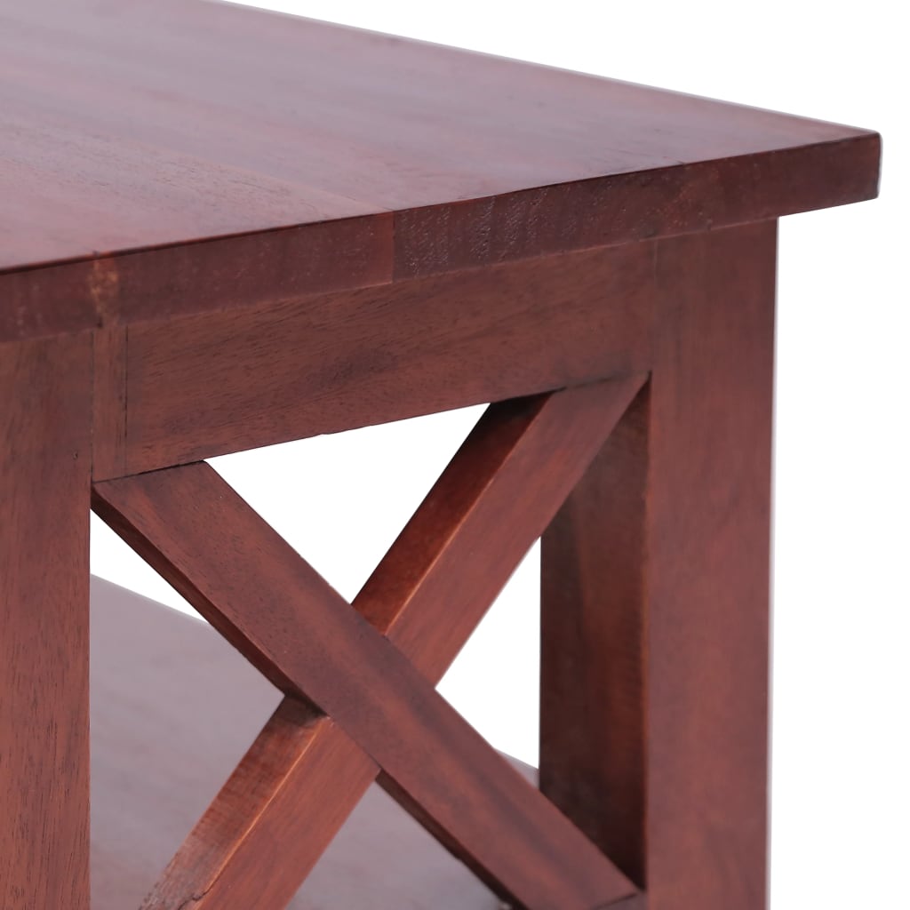 Tv-meubel 115x30x40 cm massief mahoniehout bruin is nu te koop bij PeponiXL, paradijselijk wonen!