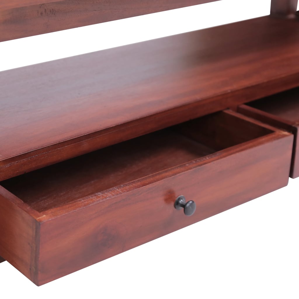 Tv-meubel 115x30x40 cm massief mahoniehout bruin is nu te koop bij PeponiXL, paradijselijk wonen!