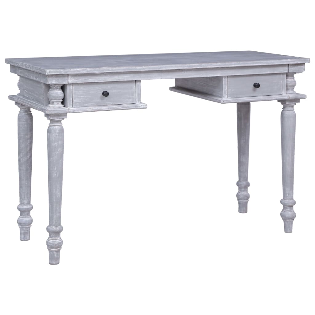 Bureau 115x50x78 cm massief mahoniehout is nu te koop bij PeponiXL, paradijselijk wonen!