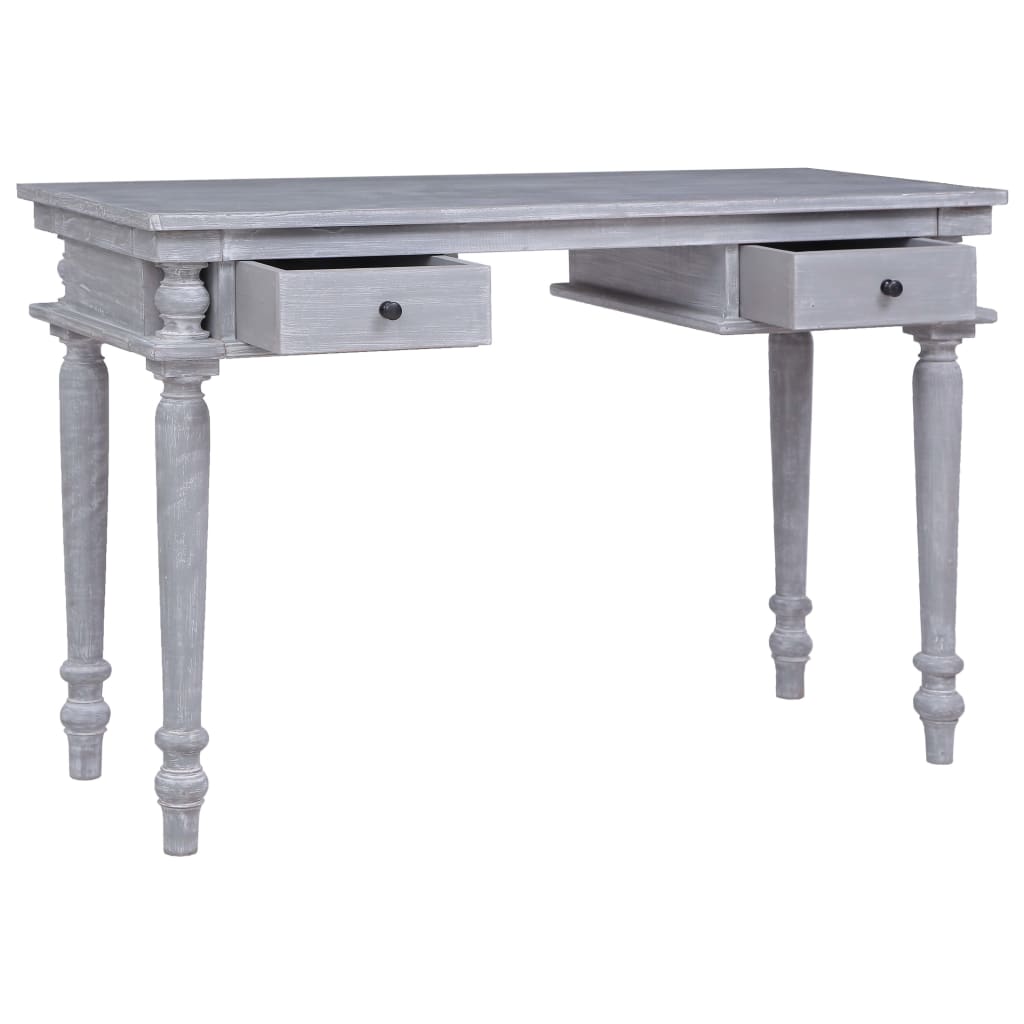 Bureau 115x50x78 cm massief mahoniehout is nu te koop bij PeponiXL, paradijselijk wonen!