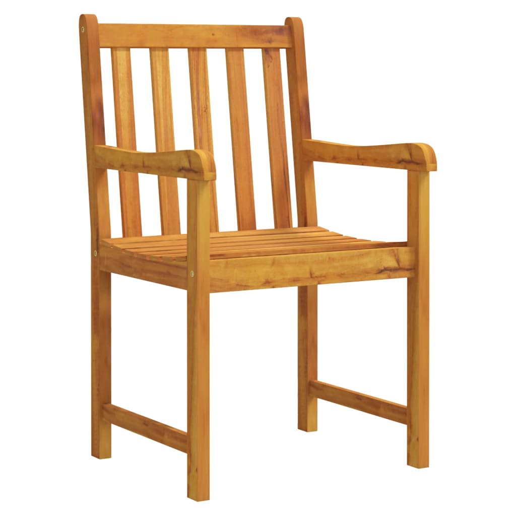 Tuinstoelen 2 st massief acaciahout is nu te koop bij PeponiXL, paradijselijk wonen!