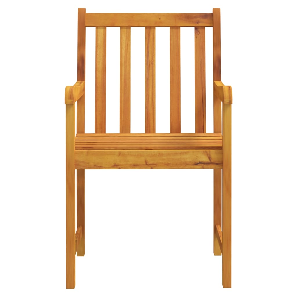 Tuinstoelen 2 st massief acaciahout is nu te koop bij PeponiXL, paradijselijk wonen!