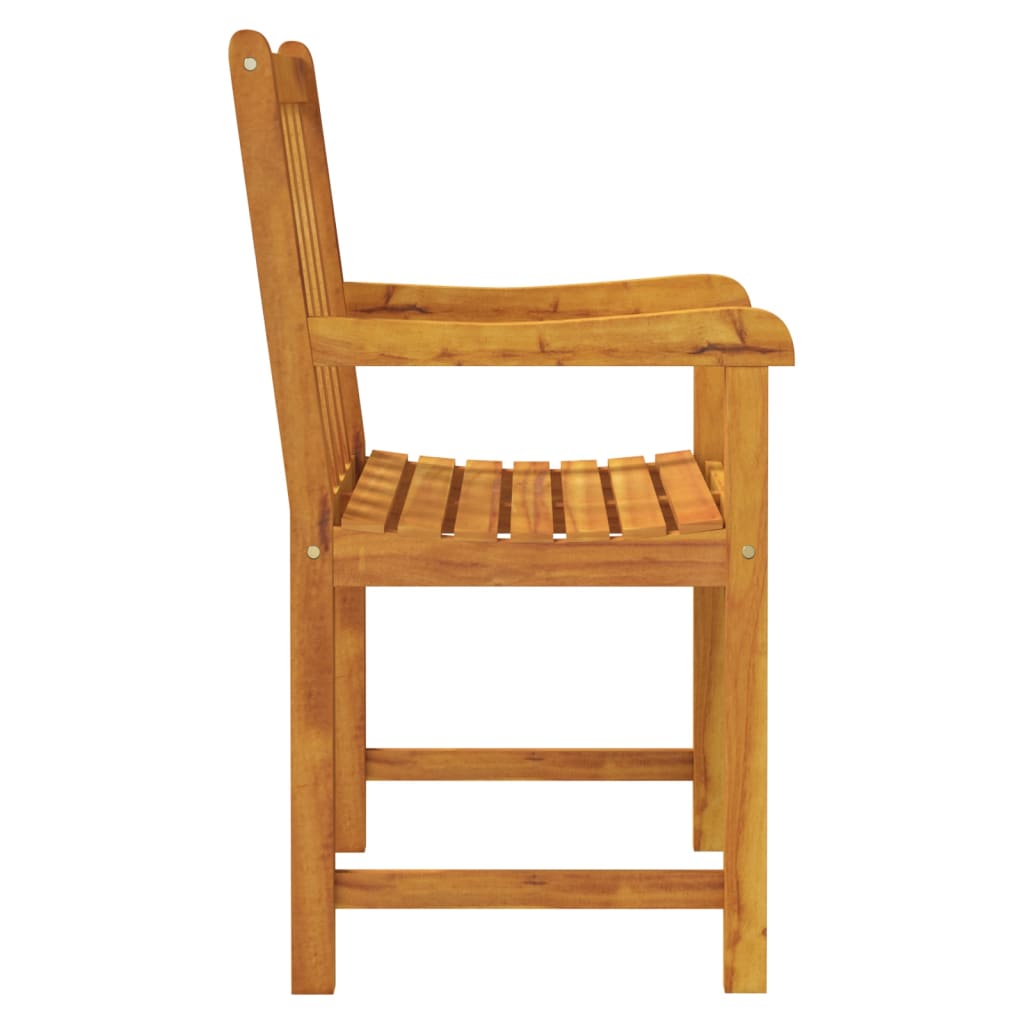 Tuinstoelen 2 st massief acaciahout is nu te koop bij PeponiXL, paradijselijk wonen!