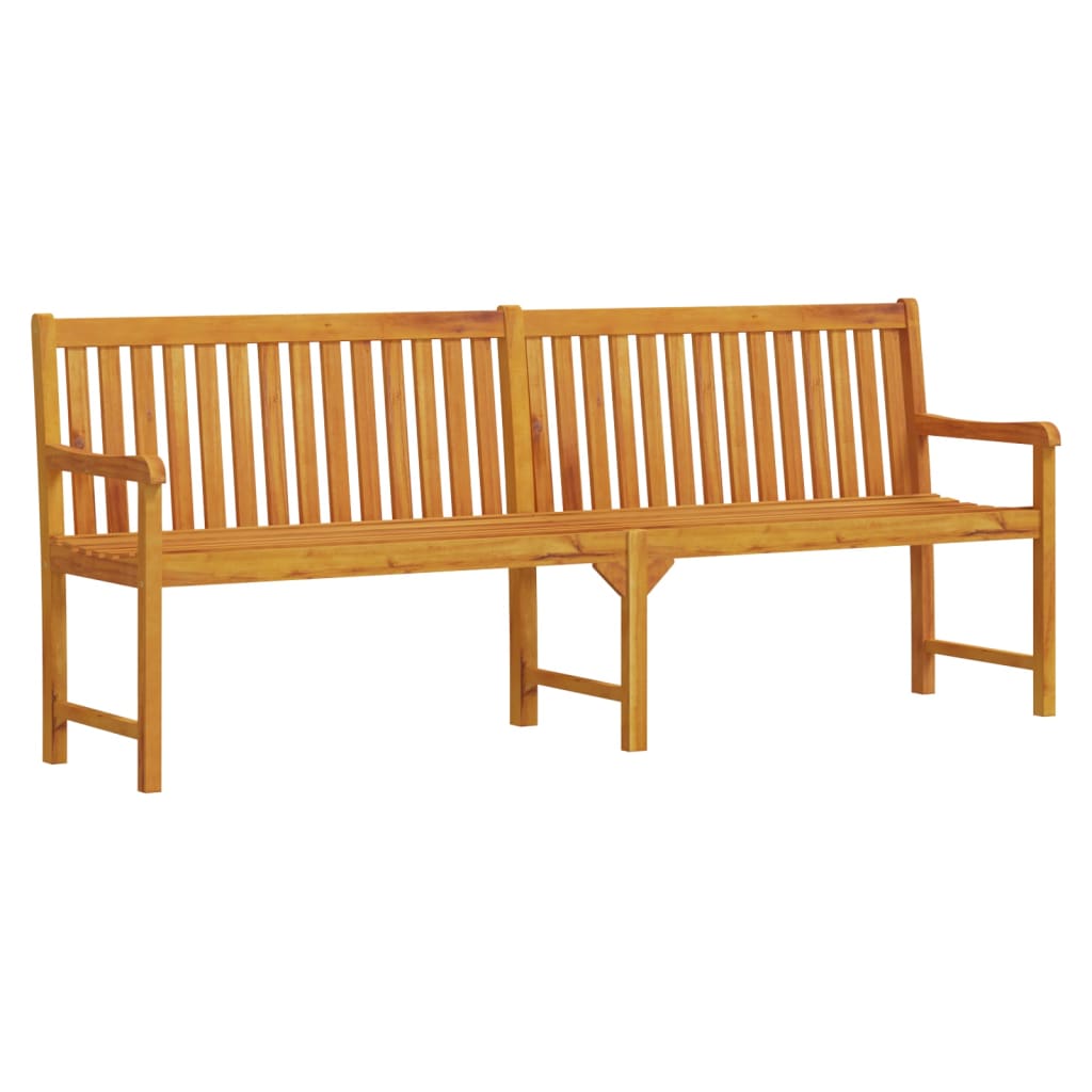 Tuinbank 219 cm massief acaciahout is nu te koop bij PeponiXL, paradijselijk wonen!