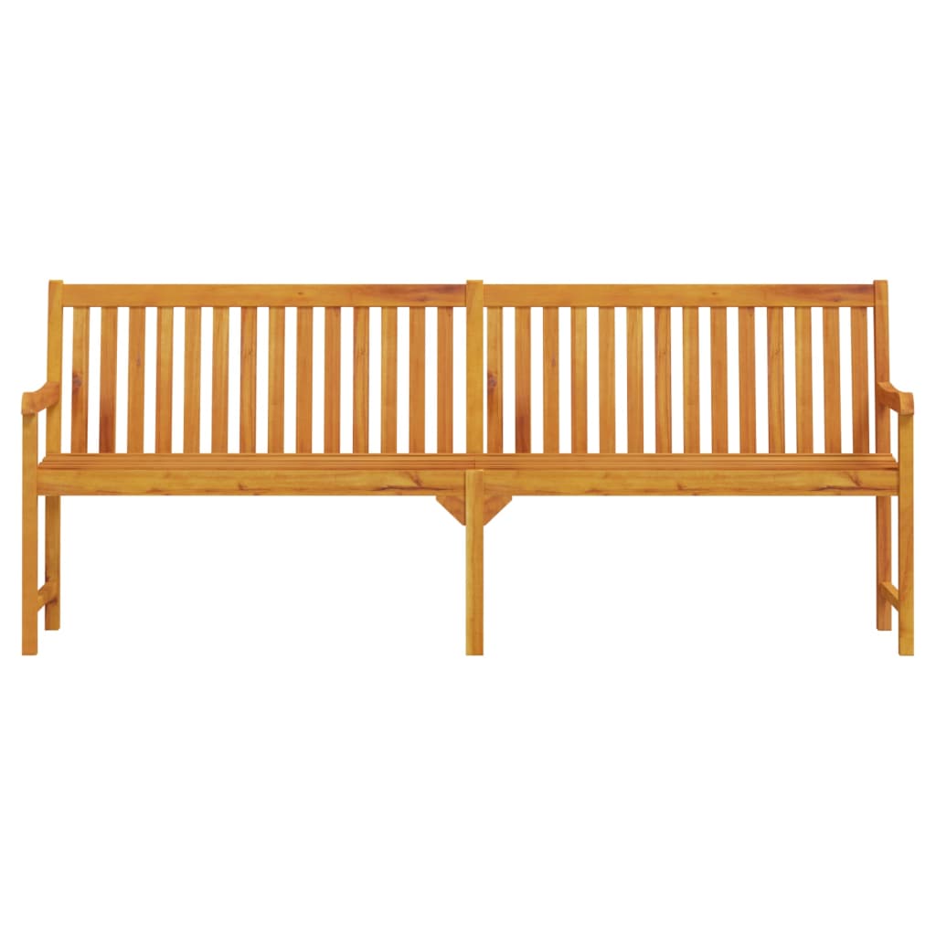 Tuinbank 219 cm massief acaciahout is nu te koop bij PeponiXL, paradijselijk wonen!