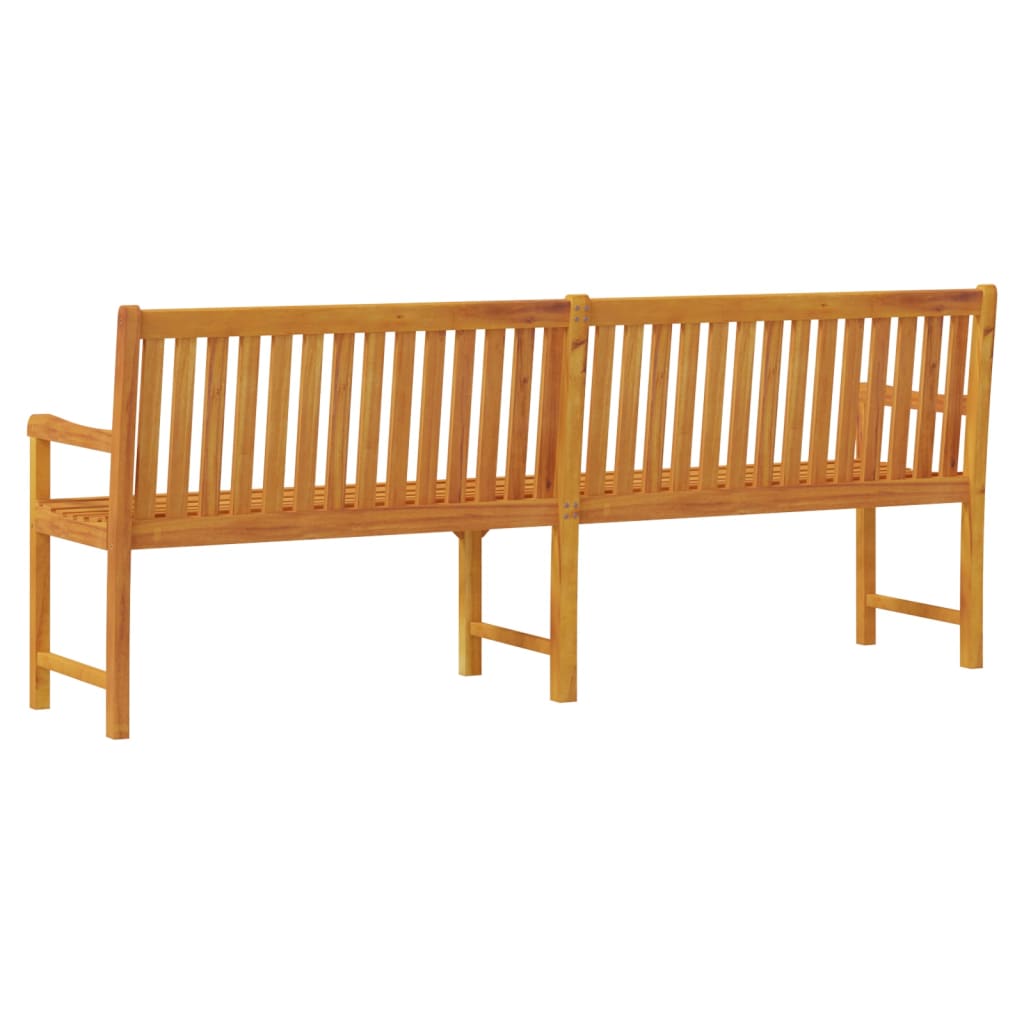 Tuinbank 219 cm massief acaciahout is nu te koop bij PeponiXL, paradijselijk wonen!