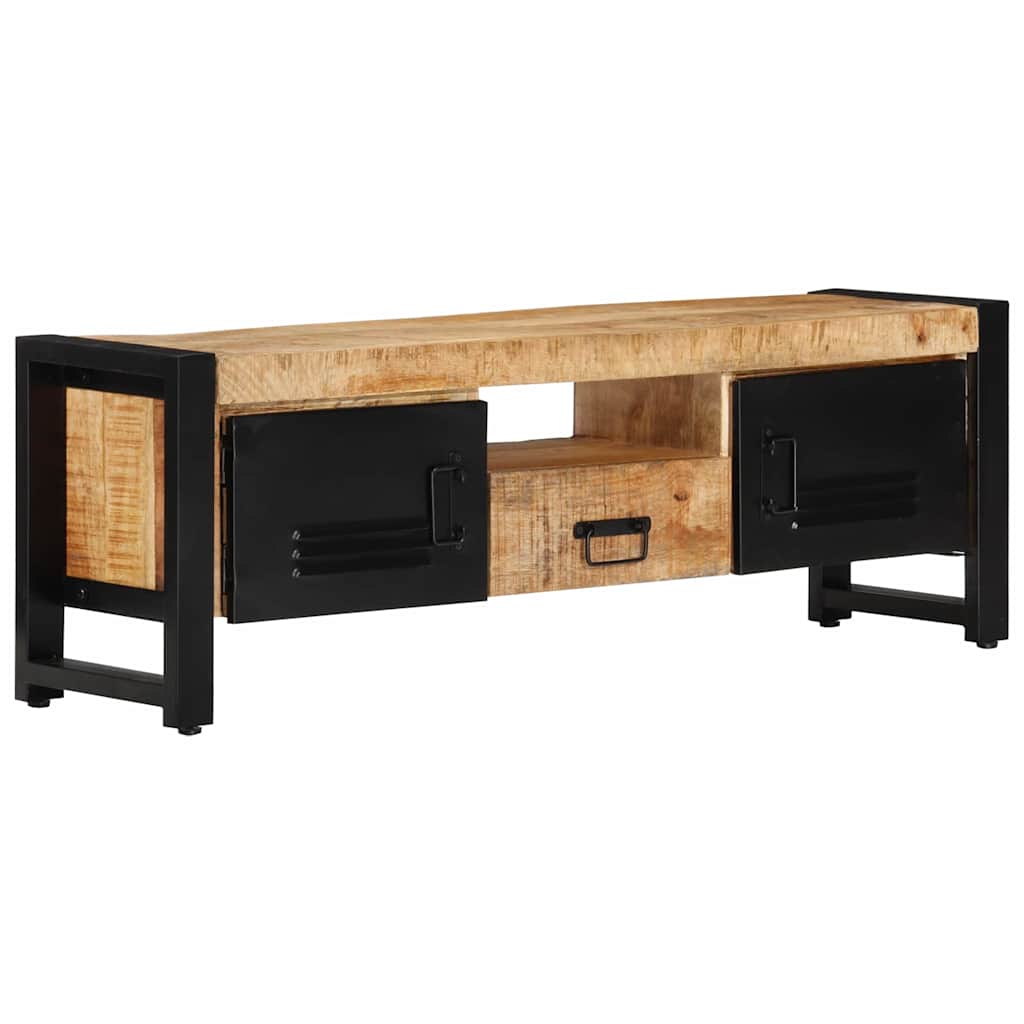 Tv-meubel 120x30x40 cm massief mangohout is nu te koop bij PeponiXL, paradijselijk wonen!
