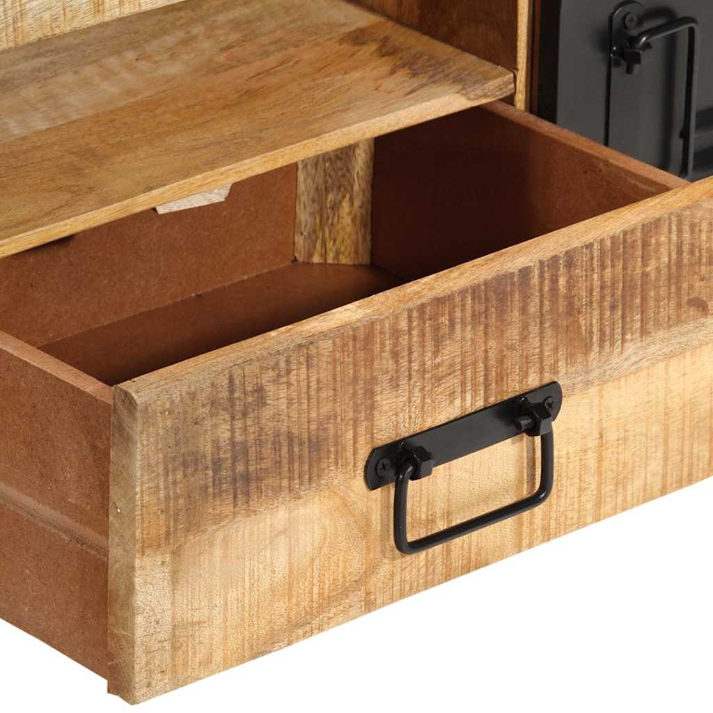 Tv-meubel 120x30x40 cm massief mangohout is nu te koop bij PeponiXL, paradijselijk wonen!