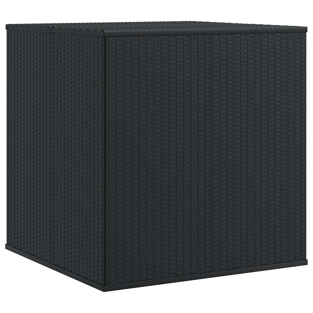Tuinbox 100x97,5x104 cm polyetheen rattan zwart is nu te koop bij PeponiXL, paradijselijk wonen!