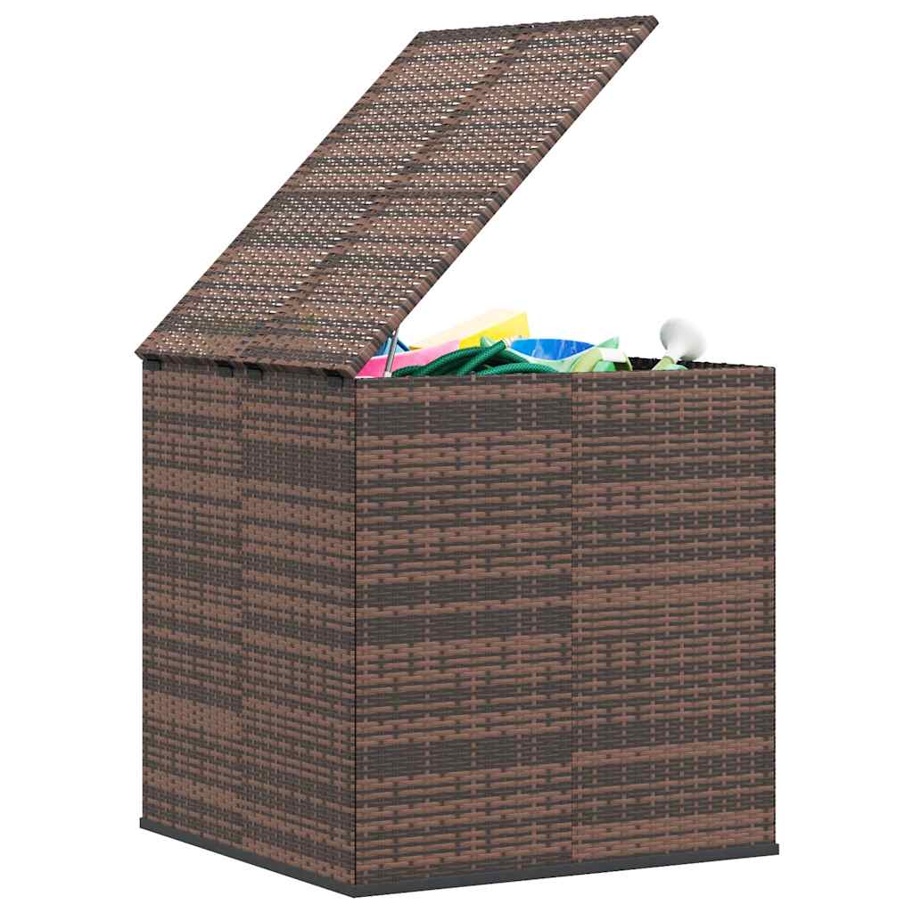 Tuinbox 100x97,5x104 cm polyetheen rattan bruin is nu te koop bij PeponiXL, paradijselijk wonen!