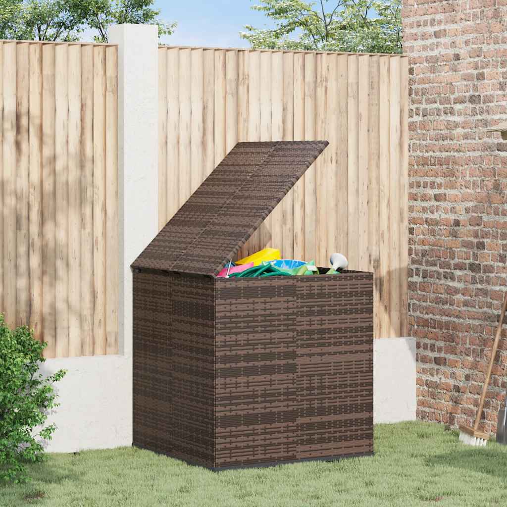 Tuinbox 100x97,5x104 cm polyetheen rattan bruin is nu te koop bij PeponiXL, paradijselijk wonen!